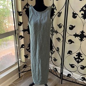 Sage Knitted MIDI dress SMALL